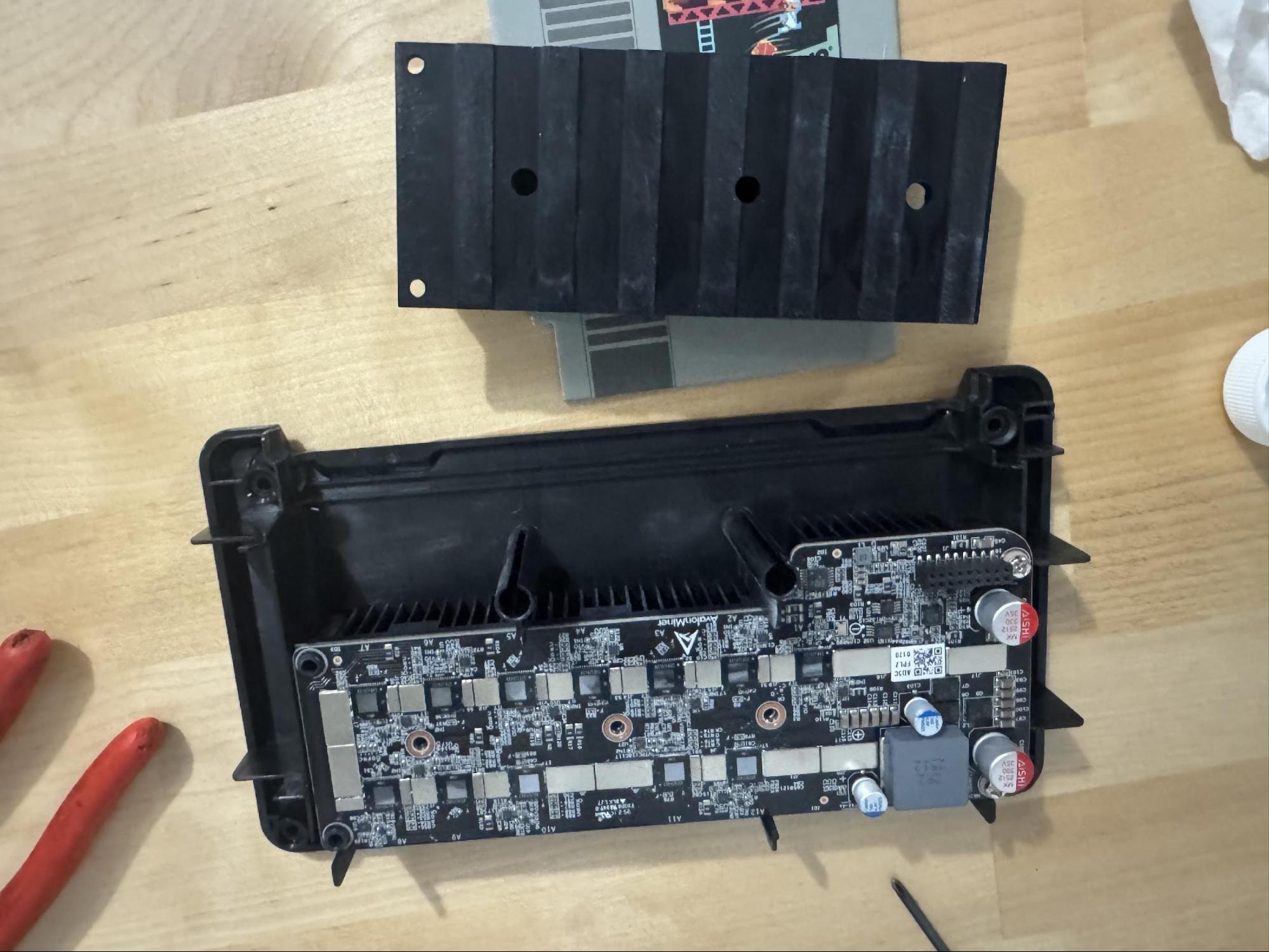 Clean chips and heatsink after removing all old thermal paste.